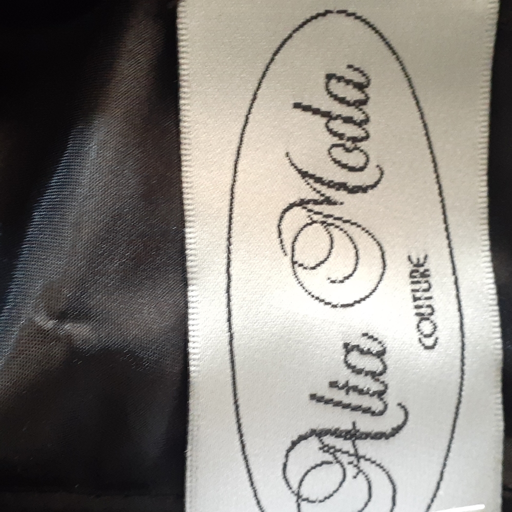 Alta Moda couture black dress size 8 - Picture 14 of 17